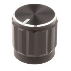 Bouton Ø15mm, pour axe de 6mm