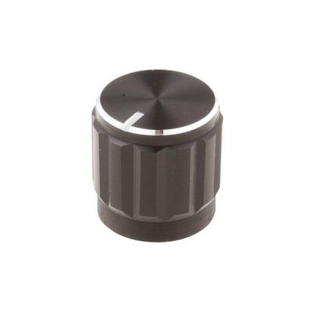 Bouton Ø15mm, pour axe de 6mm