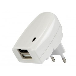 Chargeur double USB 2A