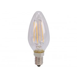 Ampoule bougie Led 5W 450 lm style rétro E14 blanc chaud