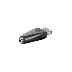 Adaptateur Usb femelle, vers jack 3.5mm femelle