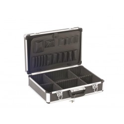 Valise aluminium 455 x 330 x 152 mm noir