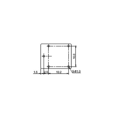 Relais 12Vcc 15.6 x 12 x 13.5mm