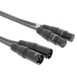 Cordon audio XLR mâle femelle X2 1.5m