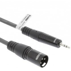 Cordon audio stéréo XLR mâle, jack 3.5mm mâle 1.5m