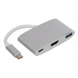 Adaptateur Usb C 3.1 vers HDMI, USB 3.0, USB PD