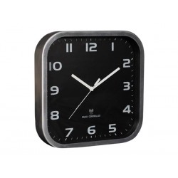 Horloge murale 30 cm radio-pilotée DCF, noir