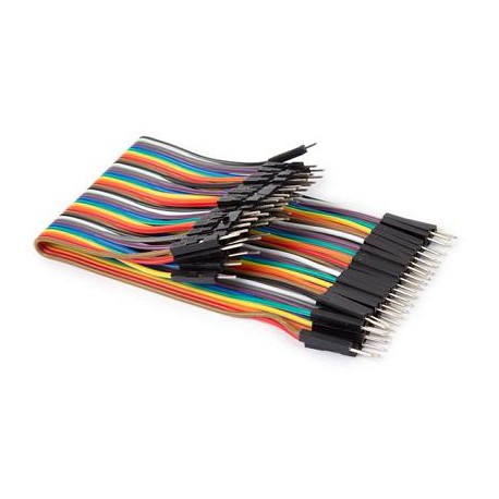 Fils de raccordement 15cm mâle mâle 40 straps