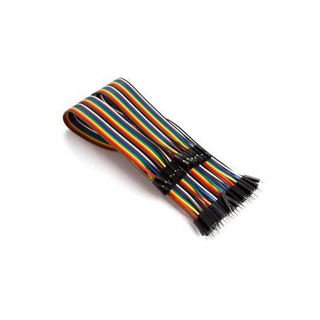 Fils de raccordement 15cm mâle femelle 40 straps