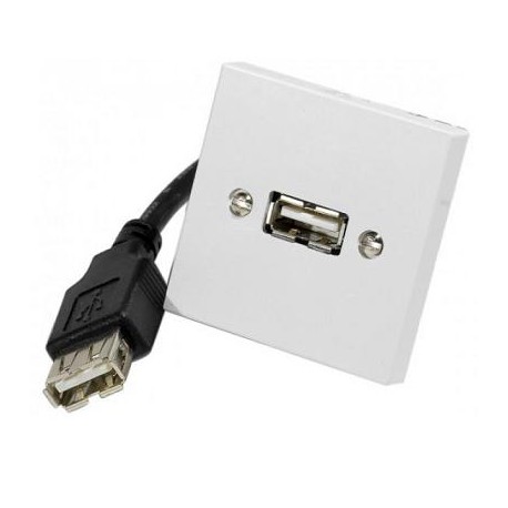 Plastron USB A 45X45mm