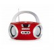 Radio CD, Bluetooth, USB MP3, rouge