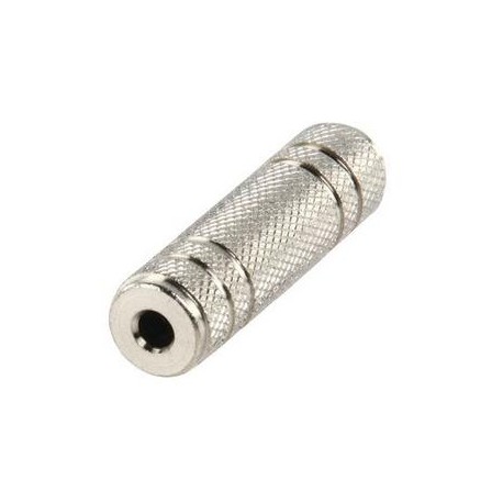 Adaptateur jack 3.5mm femelle/femelle en métal