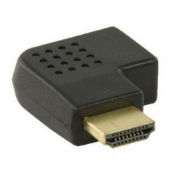 Adaptateur HDMI femelle vers HDMI mâle coudé à droite