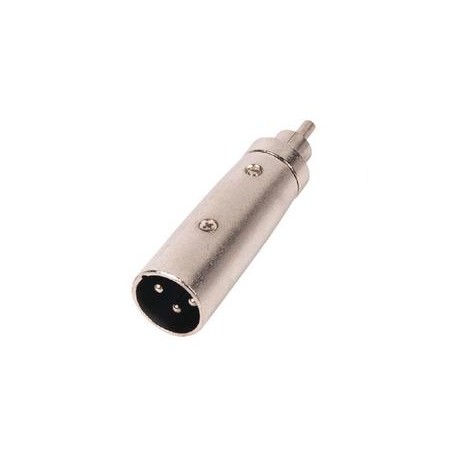 Adaptateur Neutrik XLR mâle 3 points vers rca mâle