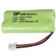 Batterie 2.4V NiMH pour téléphone sans fil 550mAh