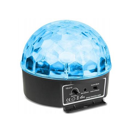 Star Ball Led 6x3W RGBAW, pilotage automatique ou musique