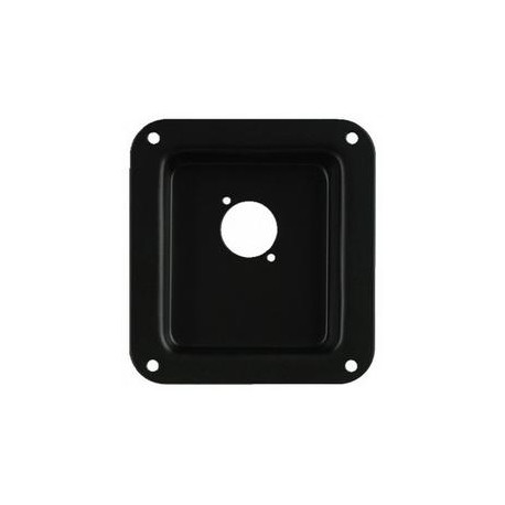Cuvette encastrable pour 1 fiche, en acier