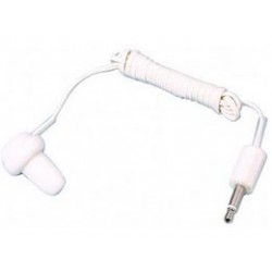 Ecouteur blanc mono jack 3.5mm