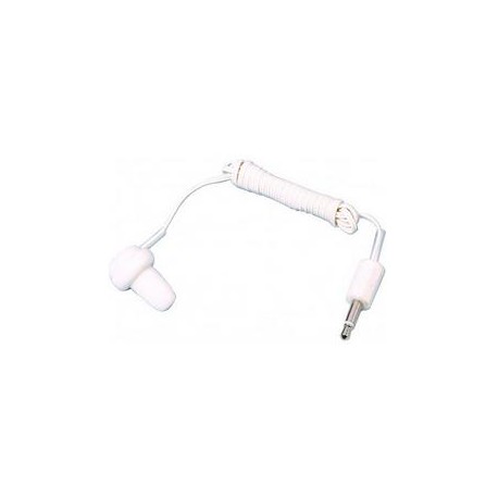 Ecouteur blanc mono jack 3.5mm