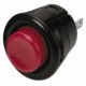 Bouton poussoir rouge diamètre 20mm