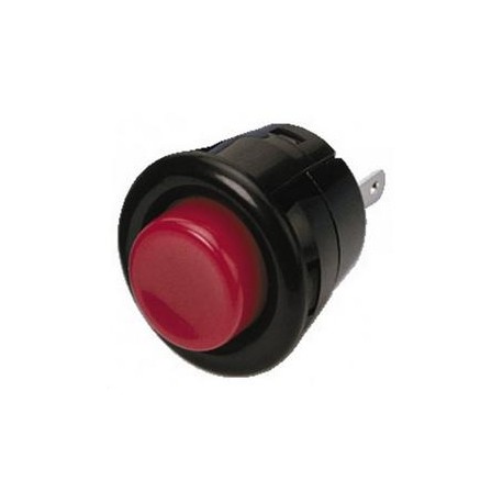 Bouton poussoir rouge diamètre 20mm