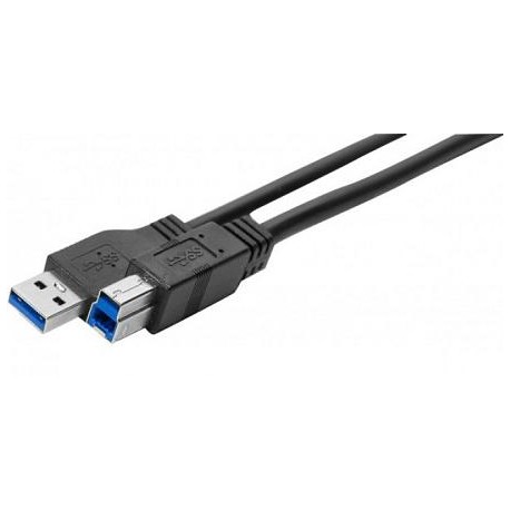 Cordon USB 3.0 A mâle vers USB 3.0 B mâle 0.5m