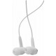 Ecouteurs intra-auriculaires blanc jack 3.5mm, économique