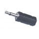 Adaptateur jack 3.5mm femelle stéréo, jack 3.5 mm mono mâle