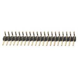 Barrette mâle 1x40 broches 2.54mm coudé