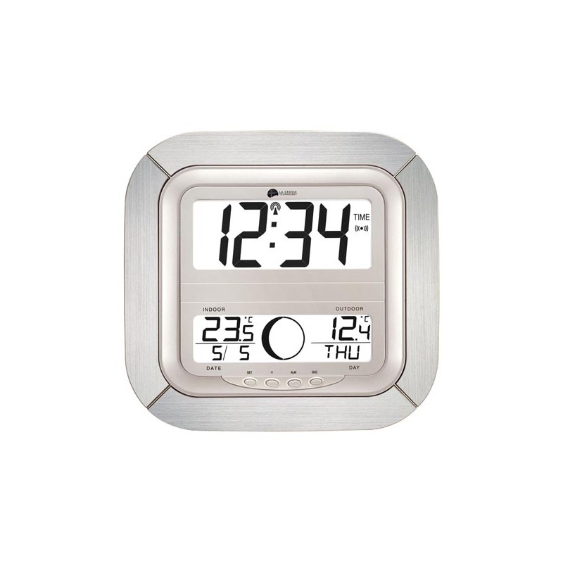 Horloge et thermomètre d'extérieur, en terre terrestre - Autres