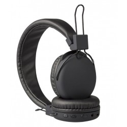 Casque stéréo avec micro Bluetooth, noir