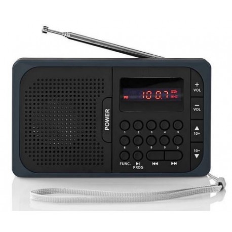 Radio FM PLL rechargeable 3.6W