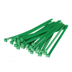 Serre-câbles réutilisables 7.6x170mm en nylon vert