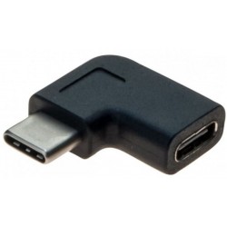 Adaptateur USB-C 3.1 coudé mâle/femelle