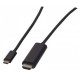 Cordon Usb C 3.1 mâle vers HDMI mâle 1.8m