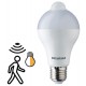 Ampoule E27 Led 12W 1055 lm blanc chaud avec capteur de mouvement