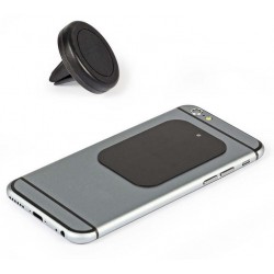 Support smartphone magnétique pour grille de ventilation