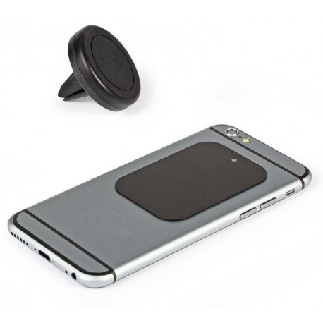 Support smartphone magnétique pour grille de ventilation