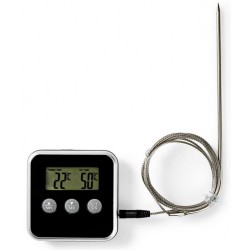 Thermomètre de cuisine 0 à 250 °C avec minuteur