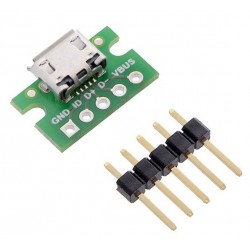 Connecteur Micro USB pour breadboard