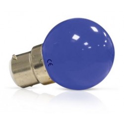 Ampoule Led 1W bleu B22 