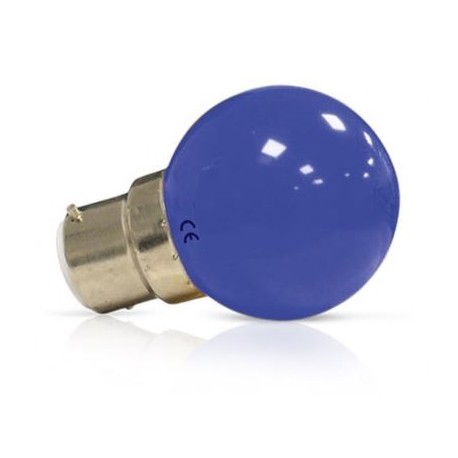 Ampoule Led 1W bleu B22 