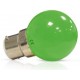 Ampoule Led 1W vert B22 
