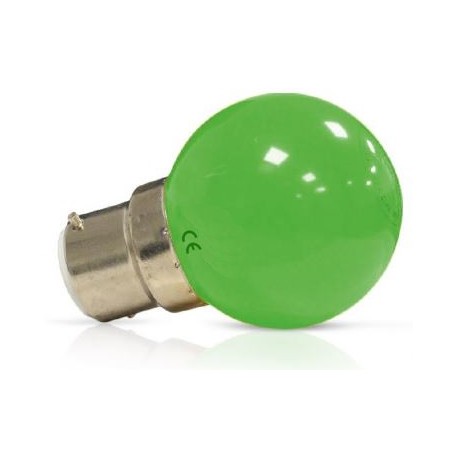 Ampoule Led 1W vert B22 