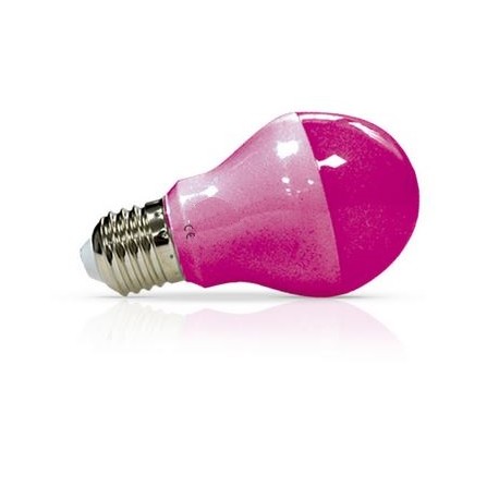 Ampoule E27 Led 10W rose