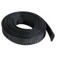 Gaine tressée PET flexible 20 mm x 5 m