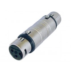 Adaptateur Neutrik XLR femelle femelle 3 points 