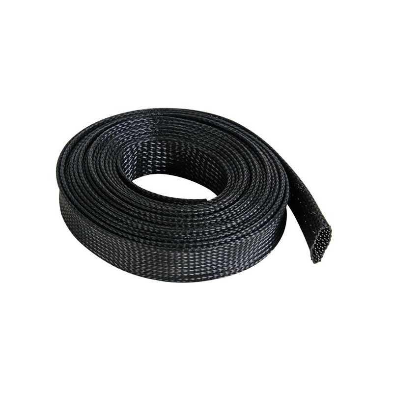 Gaine pour câble flexible Ø 20mm x 5m noir => Livraison 3h