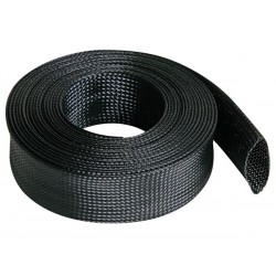 Gaine tressée PET flexible 40 mm x 5 m