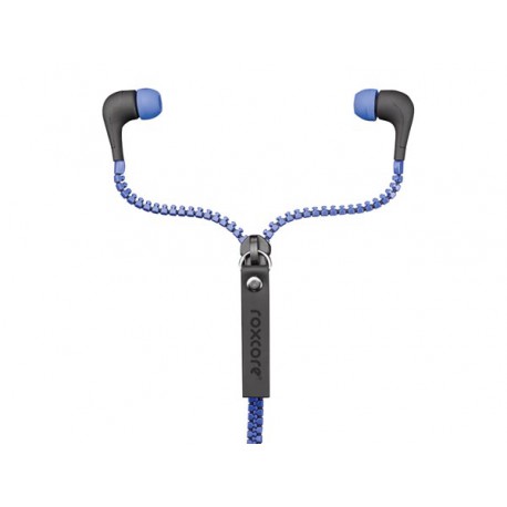 Ecouteur intra auriculaire Roxcore Zippers bleu